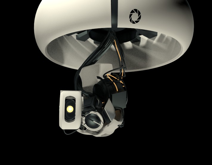 GladOS from Portal 2 Rigged Textured Updated preview image 1